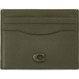 Coach Pebble-Grain Leather Card Holder