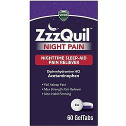 Vicks Zzzquil 60-Count Night Pain Geltabs