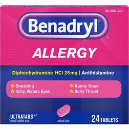 Benadryl Allergy UltraTabs 25