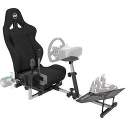 OpenWheeler GEN3 Racing Wheel Stand Cockpit Black on BLACK Fits All G923 G29 G920 Thrustmaster Fanatec