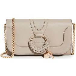 Hana Large Leather Wallet on a Chain in Motty - Motty