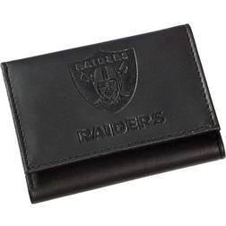 Evergreen Las Vegas Raiders Tri Fold Leather Wallet