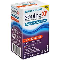 Bausch + Lomb Soothe Xp 30-Count Preservative Free Lubricant Eye Drops