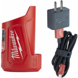 Milwaukee M12 TC Kompakt Laddare & Powerbank