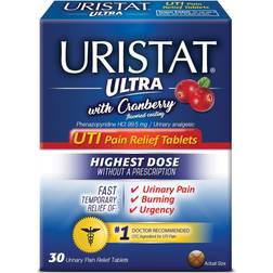 Uristat 30-Count Ultra Uti Pain Relief Cranberry Coating Ct