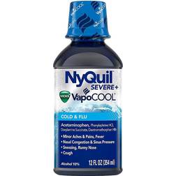 Vicks Nyquil 12 Oz. Severe Vapocool Cough, Cold Relief