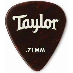 Taylor Celluloid 351 Guitar Picks 12-pack Tortoise Shell .71mm