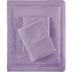 Intelligent Design Jersey Knit Bed Sheet Purple (259.1x228.6)