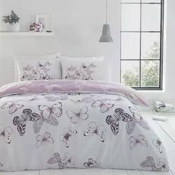 Catherine Lansfield Scatter Butterfly Påslakan Lila (200x135cm)
