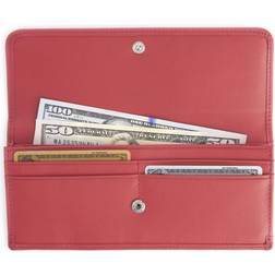 New York RFID Blocking Leather Clutch Wallet