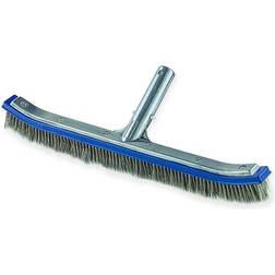 PoolCentral Deluxe Stainless Steel Concrete Pool Floor Brush