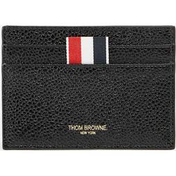 Thom Browne Unisex Single Card Holder - Black