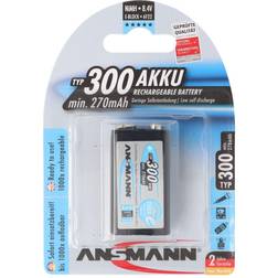 Ansmann 9v Block 300 Mah Nimh K1