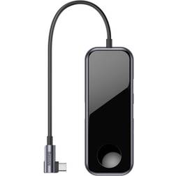 Baseus USB-C Hub USB-A/HDMI/Audio/PD/Apple Watch Sort