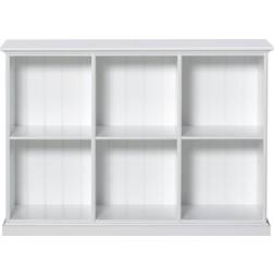 Oliver Furniture Seaside Bookcase Low with 6 Compartments