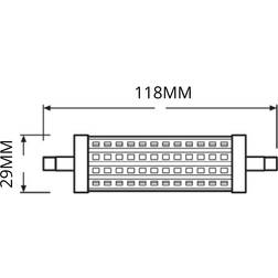 Osram Ampoule LED PARATHOM LINE, 13 Watt, R7s