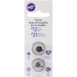 #12 Round & #21 Star Decorating Tip Set Udstikker