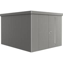 Biohort Neo 4C Metal Garden Shed Double Door In Metallic (Gebäudefläche )