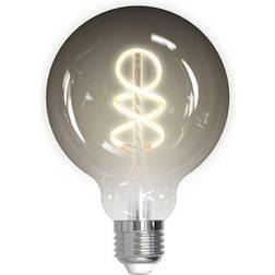 Deltaco Smart Filament LED-Lampa E27 G95 Smokey