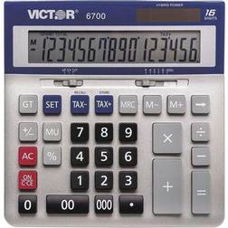 Victor 6700 Large Desktop Calculator, 16-Digit LCD