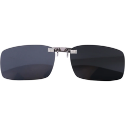 24hshop Clip on Sunglasses Black