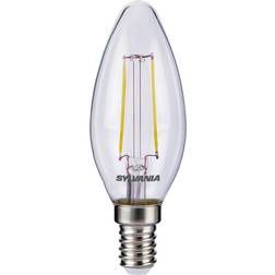 Sylvania LED-kronljuslampa E14 ToLEDo 2,5W 827 klar