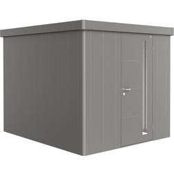 Biohort Neo 3B Metal Garden Shed Standard Door In Metallic Quartz (Gebäudefläche )