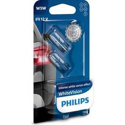 Philips Phillips pære W5W WhiteVision (2 stk)