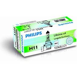 Philips 12362LLECOC1 LongLife EcoVision H11 Headlight Lamp