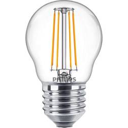 Philips Master Value LEDluster E27 boll Filament Klar 3.4W 470lm 927 Extra Varm Vit Bästa färgåtergivning Dimbar Ersättare 40W