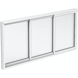 Halle Skjutfönster Thermo Rättvänd Aluminium, Trä Skjutfönster 2-glasfönster