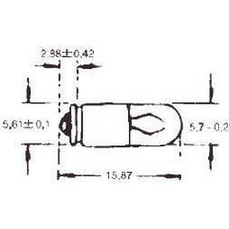 Solar Glødelampe mg5.7 0,04a 28v