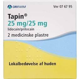 Tapin medicinske plastre 25+25 mg 2