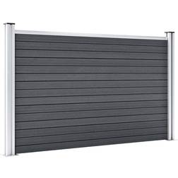 vidaXL Garden Fence WPC 699x106cm Privacy Patio Barrier