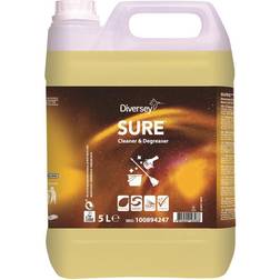 Diversey SURE Cleaner & Degreaser, plantebaseret grovrengøringsmiddel, 5 5L