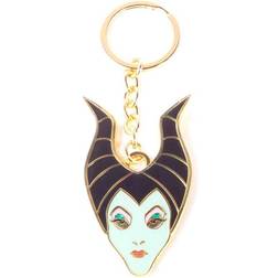 Difuzed Disney Maleficent Character Face Keychain Multi-Colour