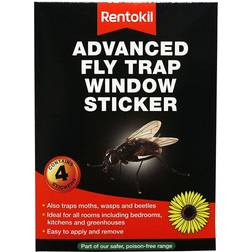 Rentokil Advanced Fly Trap Window Stickers 4pk