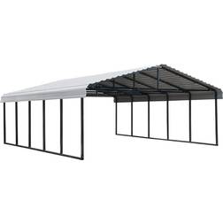 Arrow ShelterLogic Carport, 20'W 24'L 7'H (Building Area )