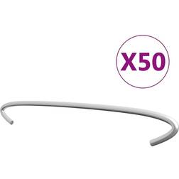 vidaXL gabionkroge 50 stk. galvaniseret
