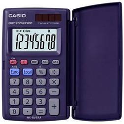 Casio Calcolatrice tascabile solare/batteria 8 cifre blu