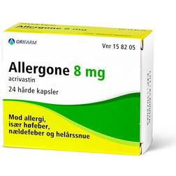 Allergone 8 mg 24 stk Kapsler, hårde