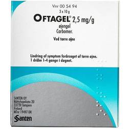 Oftagel Øjengel 2,5 mg/g