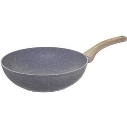 Sartén Wok Aluminio Forjado Nature - Cocina Inducción 28 cm