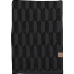 Mette Ditmer Geo guest towel 2-pack Guest Towel Black