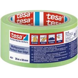 TESA Cinta Adhesiva Tela Americana 50 mm x 25 m Verde 04621