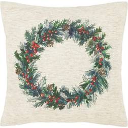 Svanefors Ewa Stl: Kuddöverdrag Grön, Beige, Natur (45x45cm)