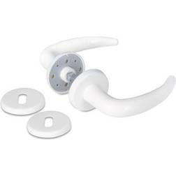 Jasa Dørgreb Coupe hvid plast 10088 1st