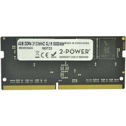 2-Power 4GB DDR4 2133MHz CL15 SODIMM Memory replaces GX70L60386