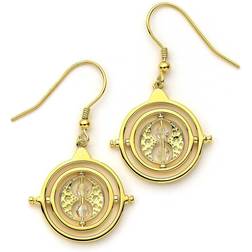 Harry Potter Time Turner Drop Earrings - Gold