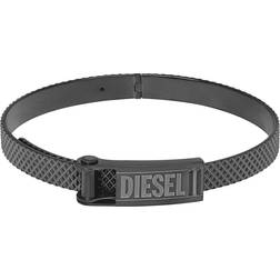 Diesel Armband Bracelet - Black/Silver